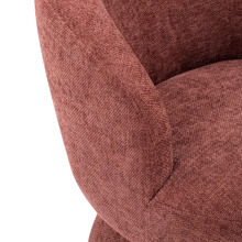 Eloise Chenille Swivel Armchair